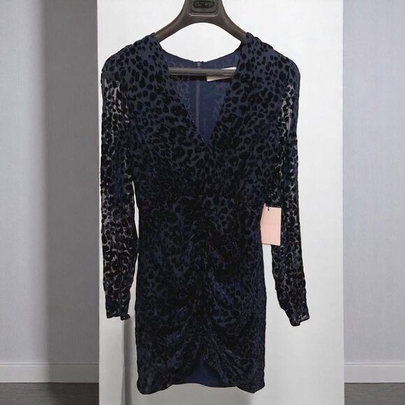 NWT Fame and Partners The Altaire Dress Navy - Picture 2 of 5